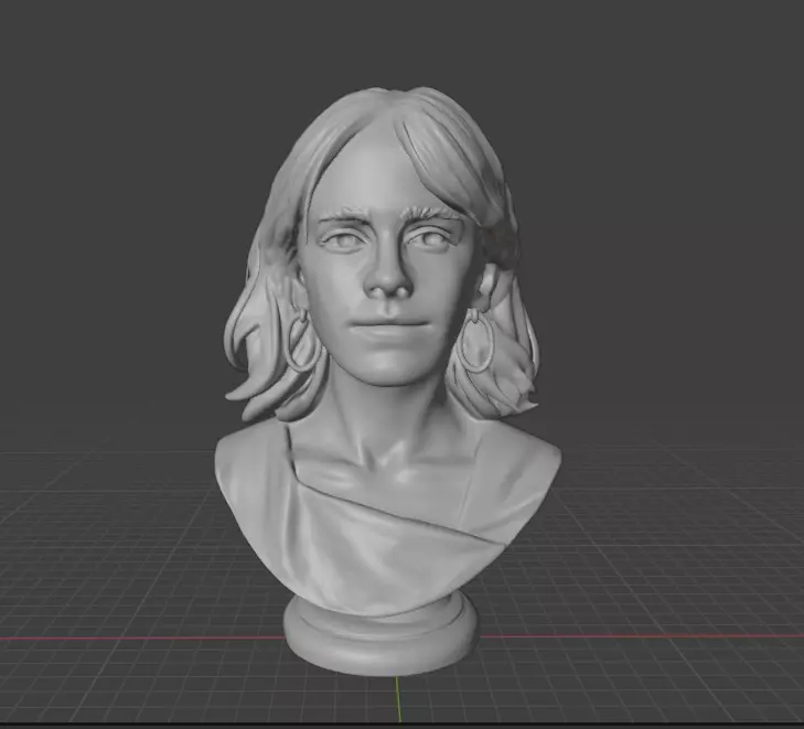 Emma Watson 3D print model_3