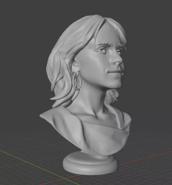 Emma Watson 3D print model_4