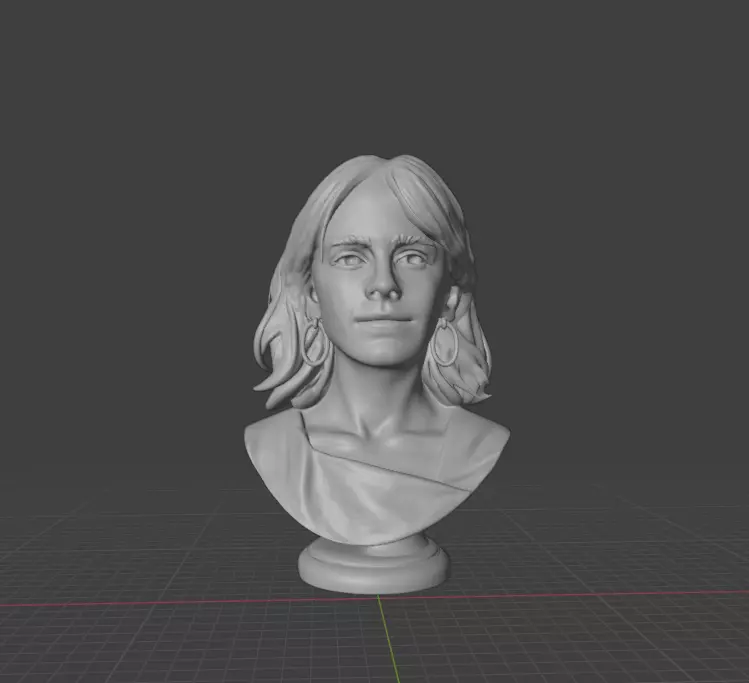 Emma Watson 3D print model_1