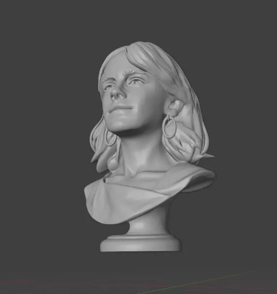 Emma Watson 3D print model_10
