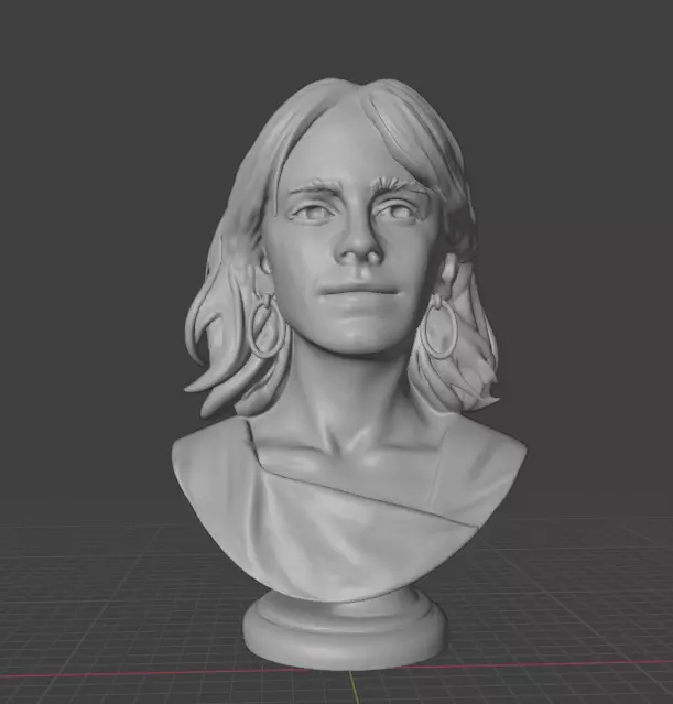 Emma Watson 3D print model_2