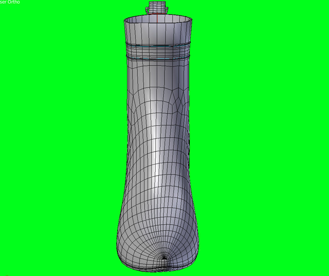 High heels winter boots  Low-poly 3D model_3