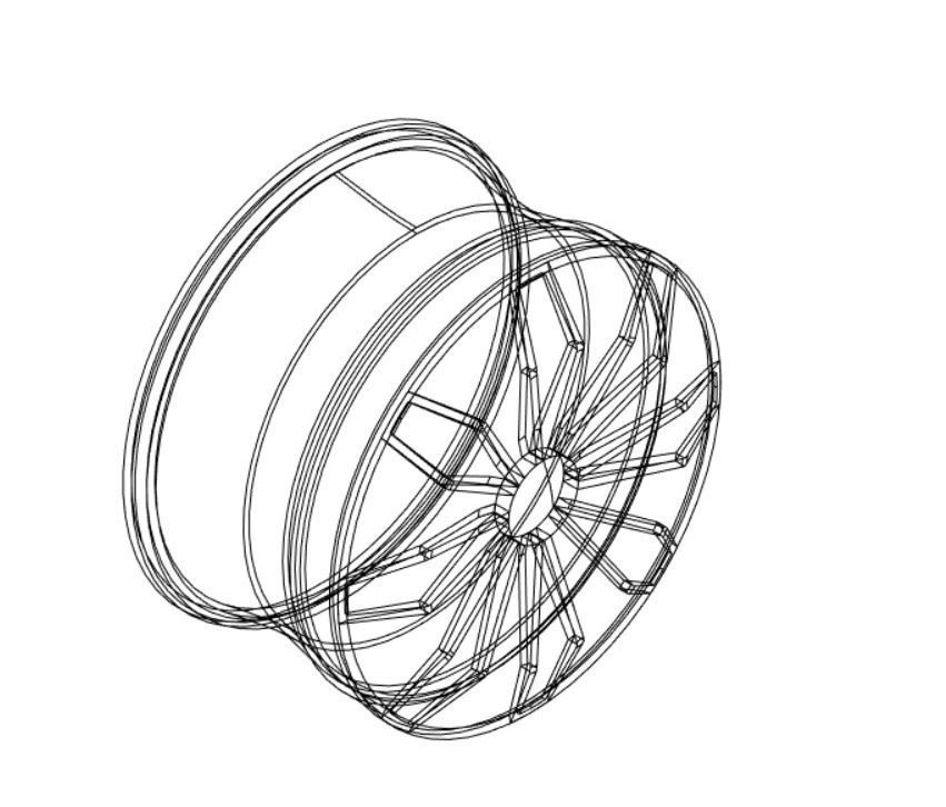 SPORT RIM  3D print model_4