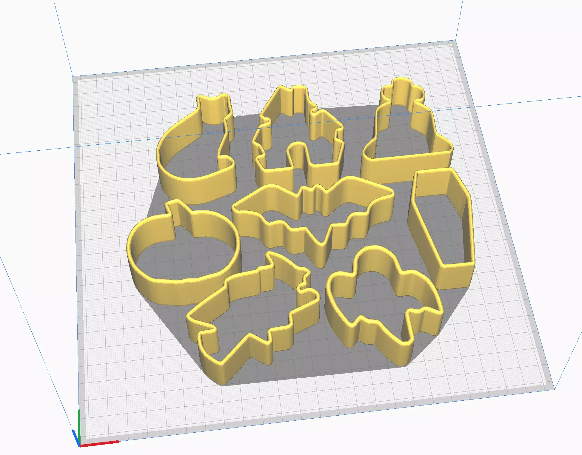 Halloween Cookie Forms 3D print model_0