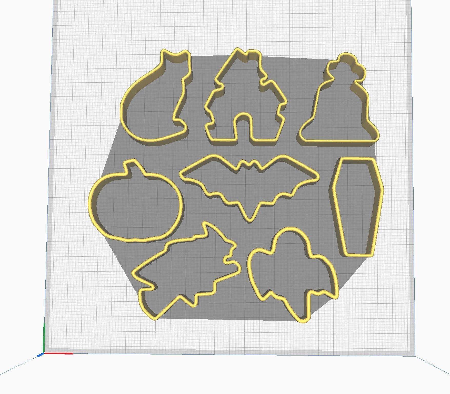 Halloween Cookie Forms 3D print model_1