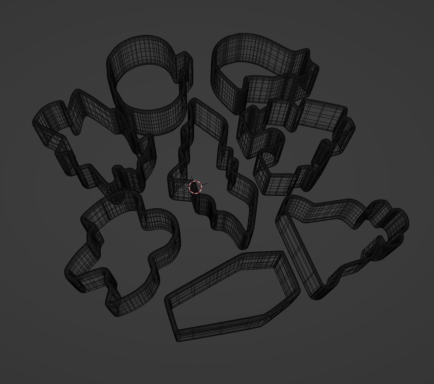 Halloween Cookie Forms 3D print model_5