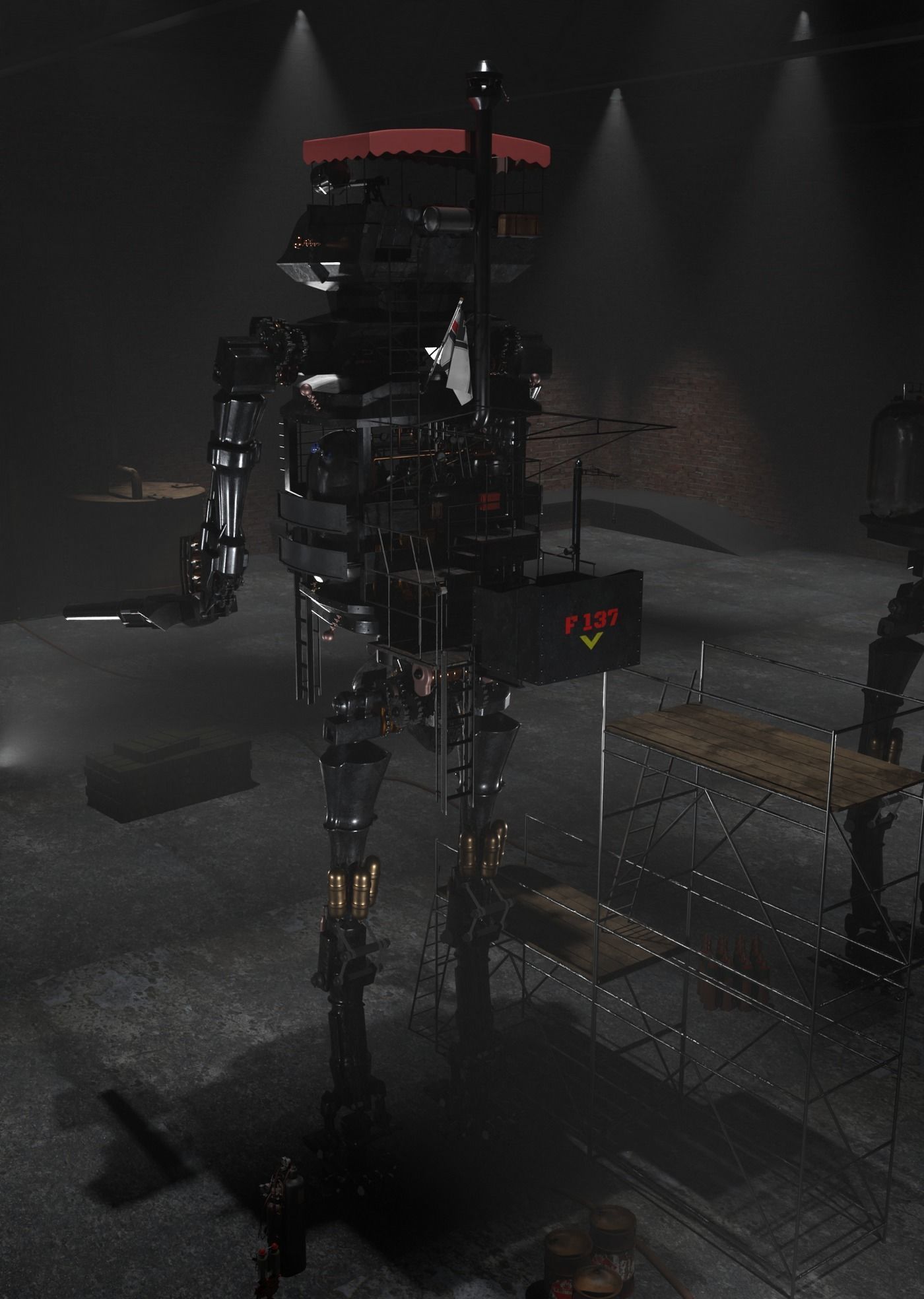 Dreadnought MK3 3D model_2