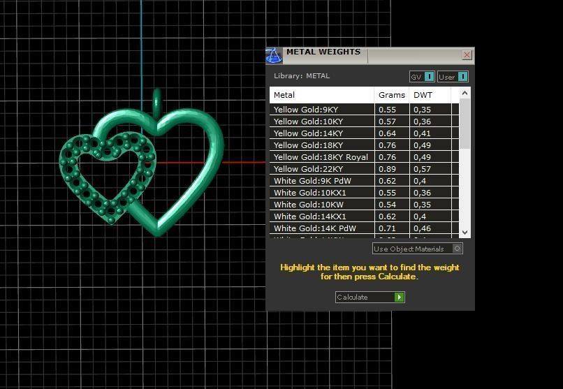 Loving Heart Pendant 3D print model_4