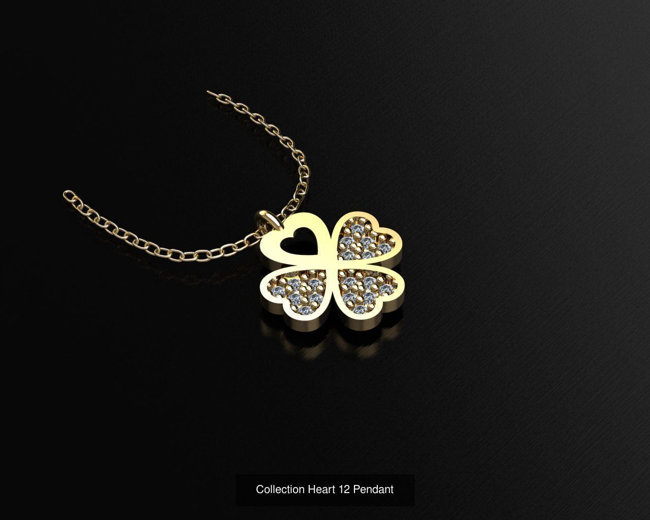 Heart Stone 14  Pendant  Collection _14