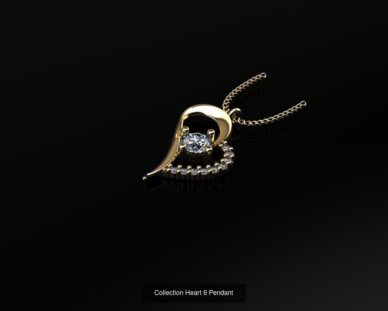 Heart Stone 14  Pendant  Collection _8
