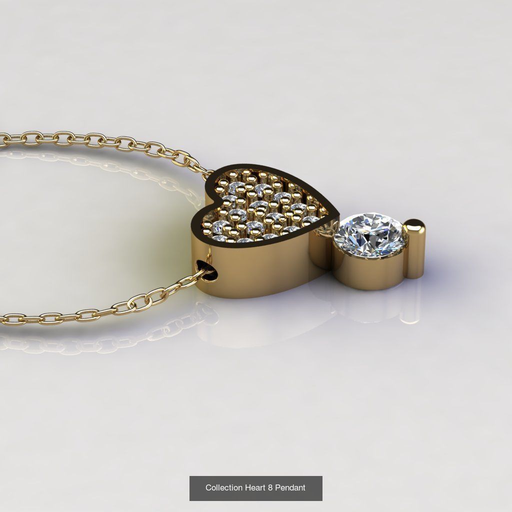 Heart Stone 14  Pendant  Collection _10