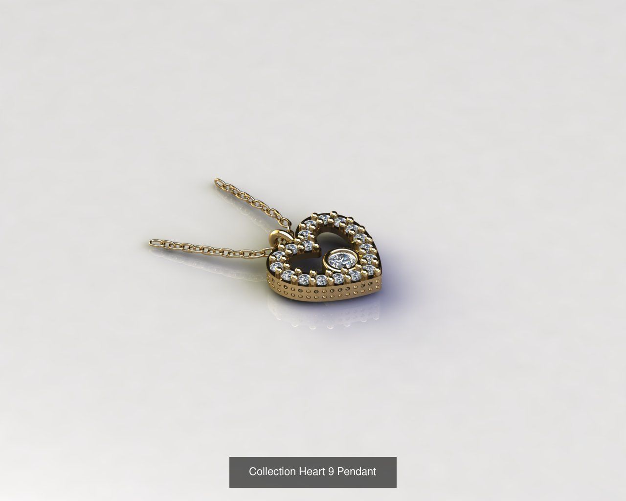 Heart Stone 14  Pendant  Collection _11