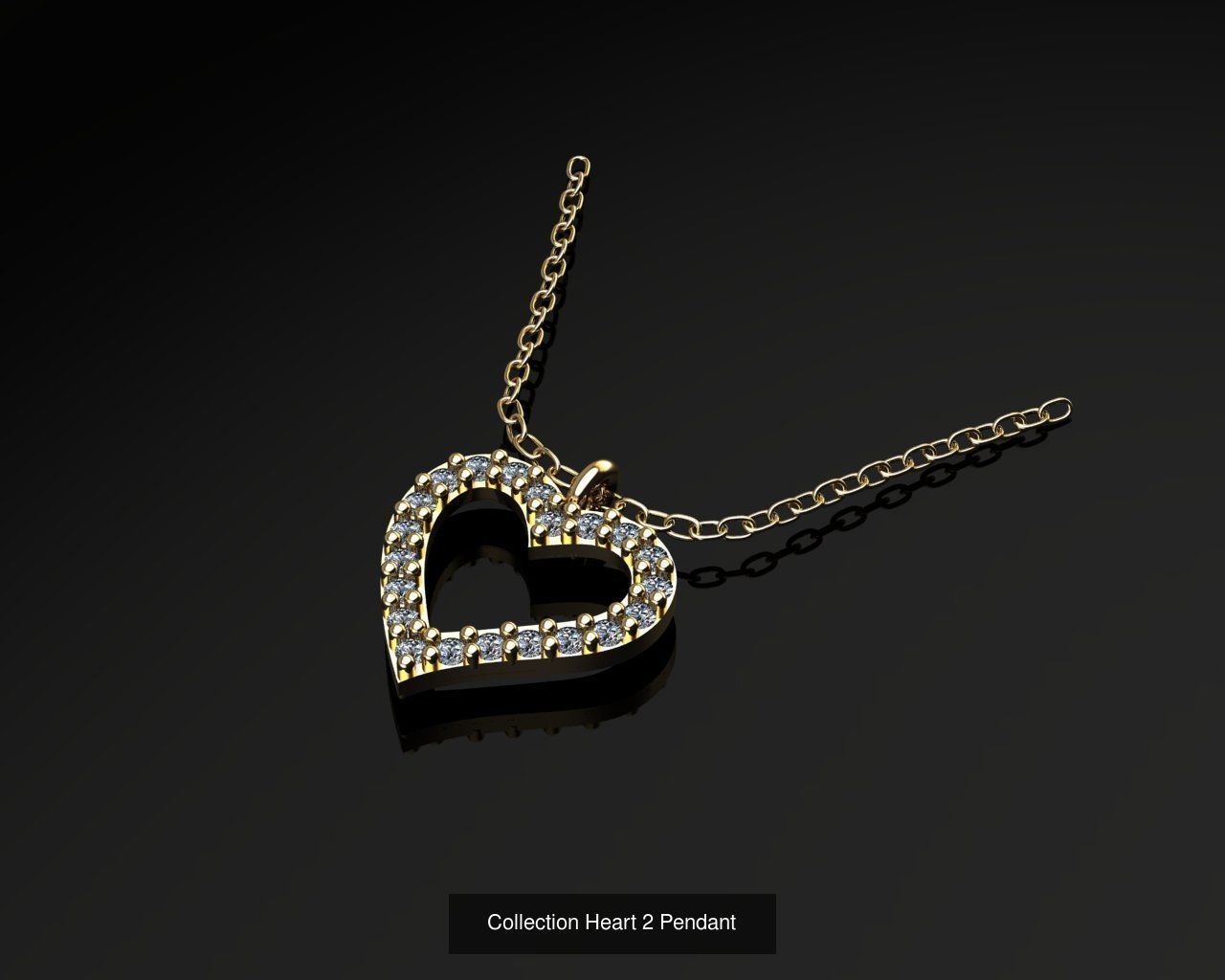 Heart Stone 14  Pendant  Collection _4