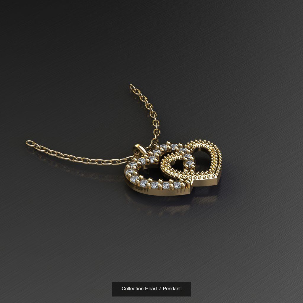 Heart Stone 14  Pendant  Collection _9