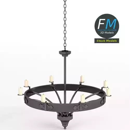 Medieval chandelier 3