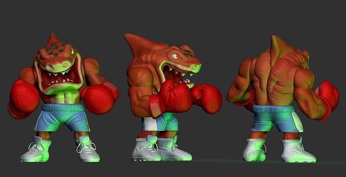 slammu boxer 3D print model