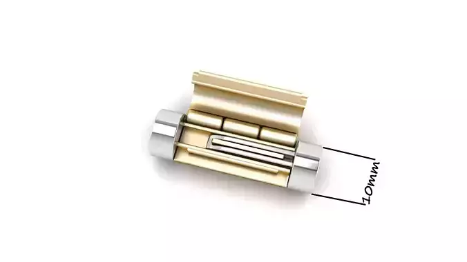 Round Bracelet 10 mm  Lock Box for Chain and Necklace 3D print model