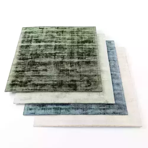 Rugs-1212 three rugs Low-poly 3D model