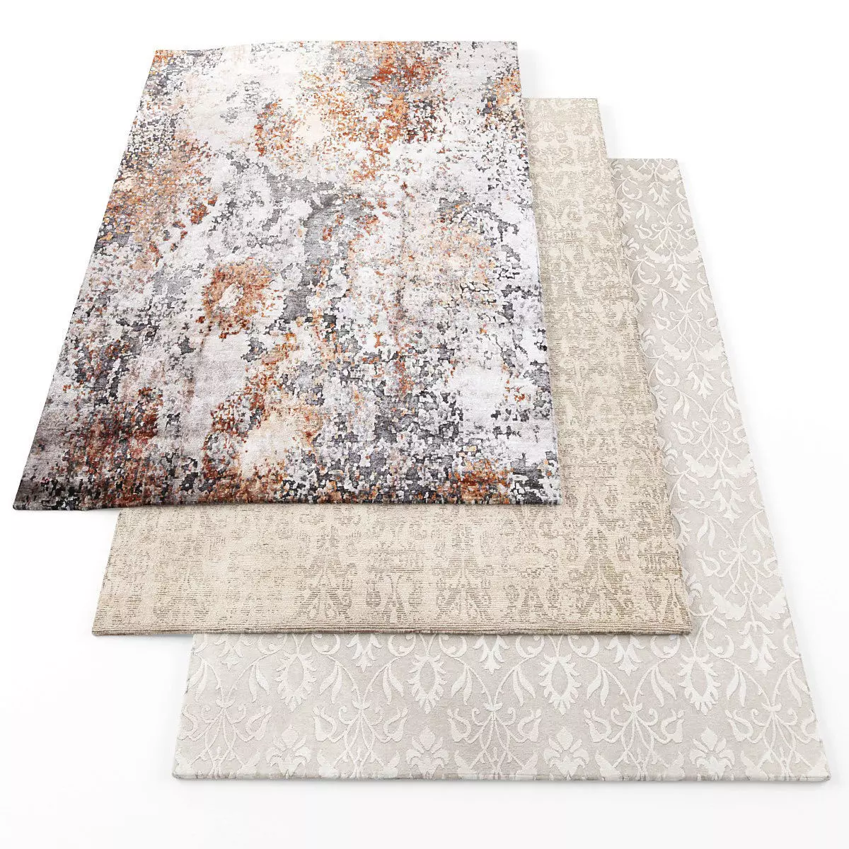 Rugs-1217 modern rugs for living room Low-poly 3D model_0