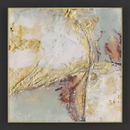 Pictures254 abstract painting in gold