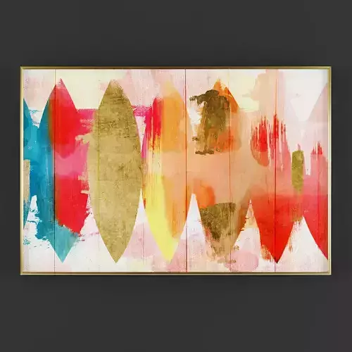 Pictures255 gold and abstract painting