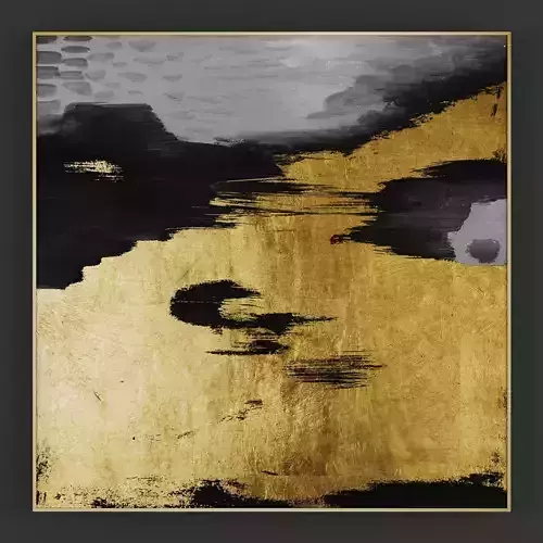 Pictures256 abstract painting in gold