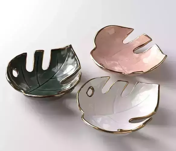 Monstera Leaf Bowls