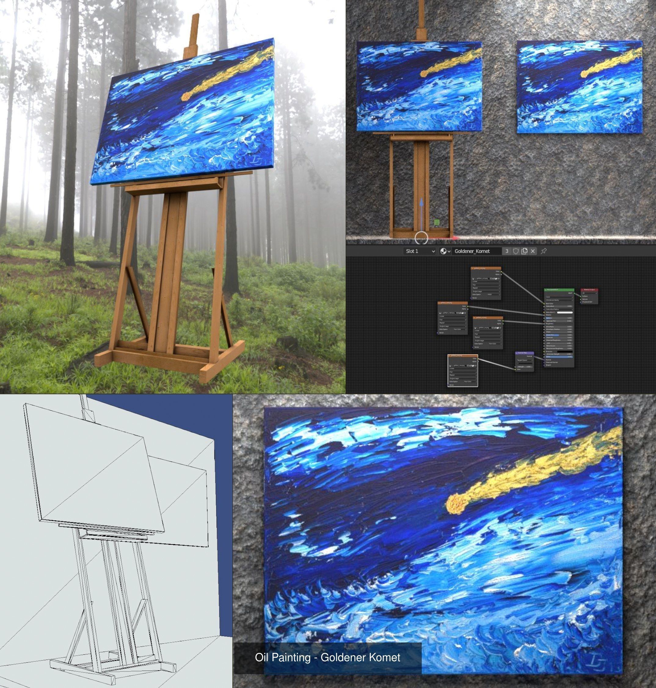 All Oil Paintings 3D Model Collection_15
