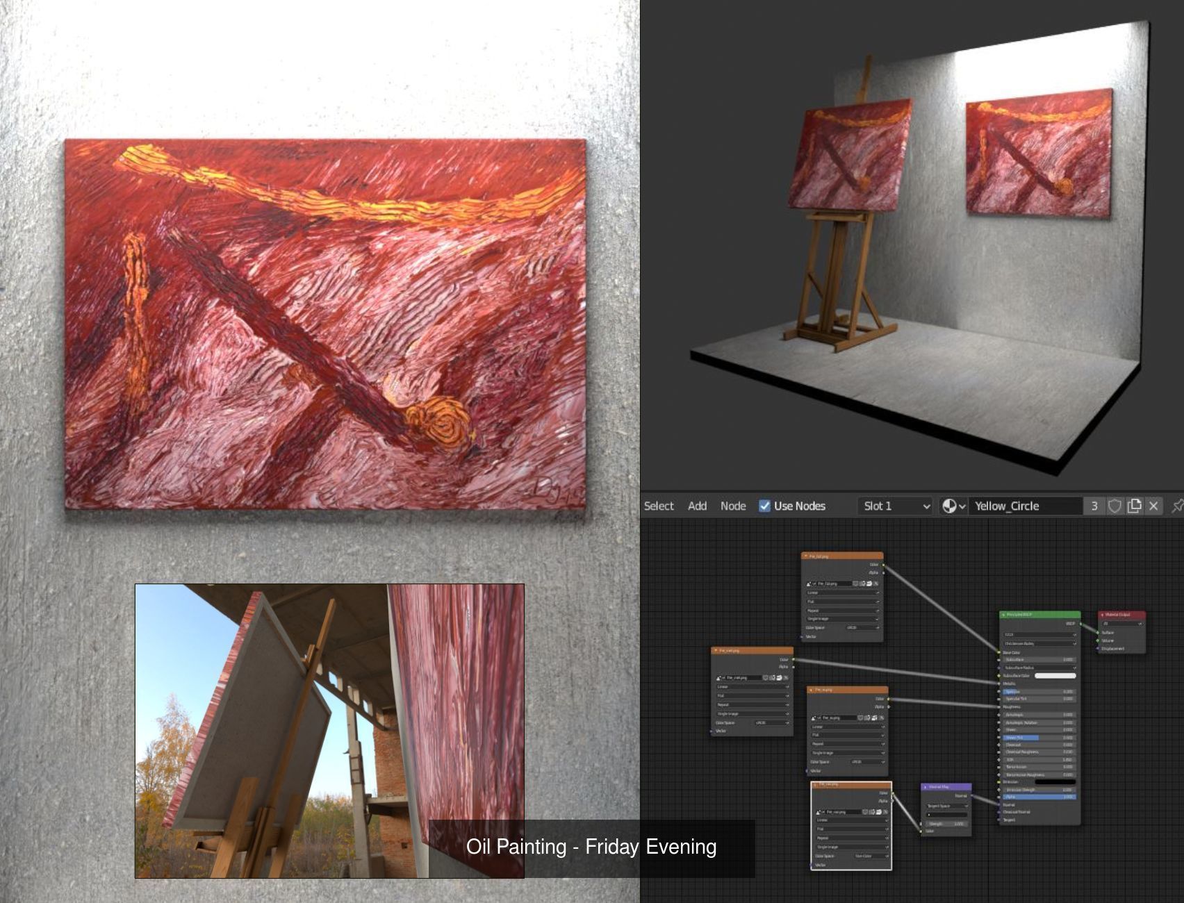 All Oil Paintings 3D Model Collection_37