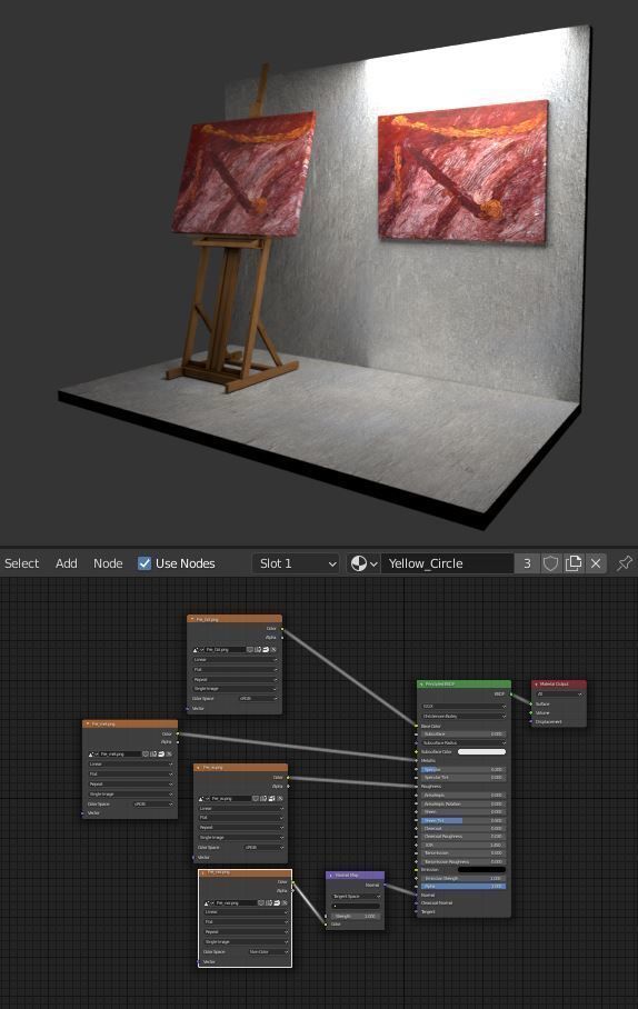 All Oil Paintings 3D Model Collection_41