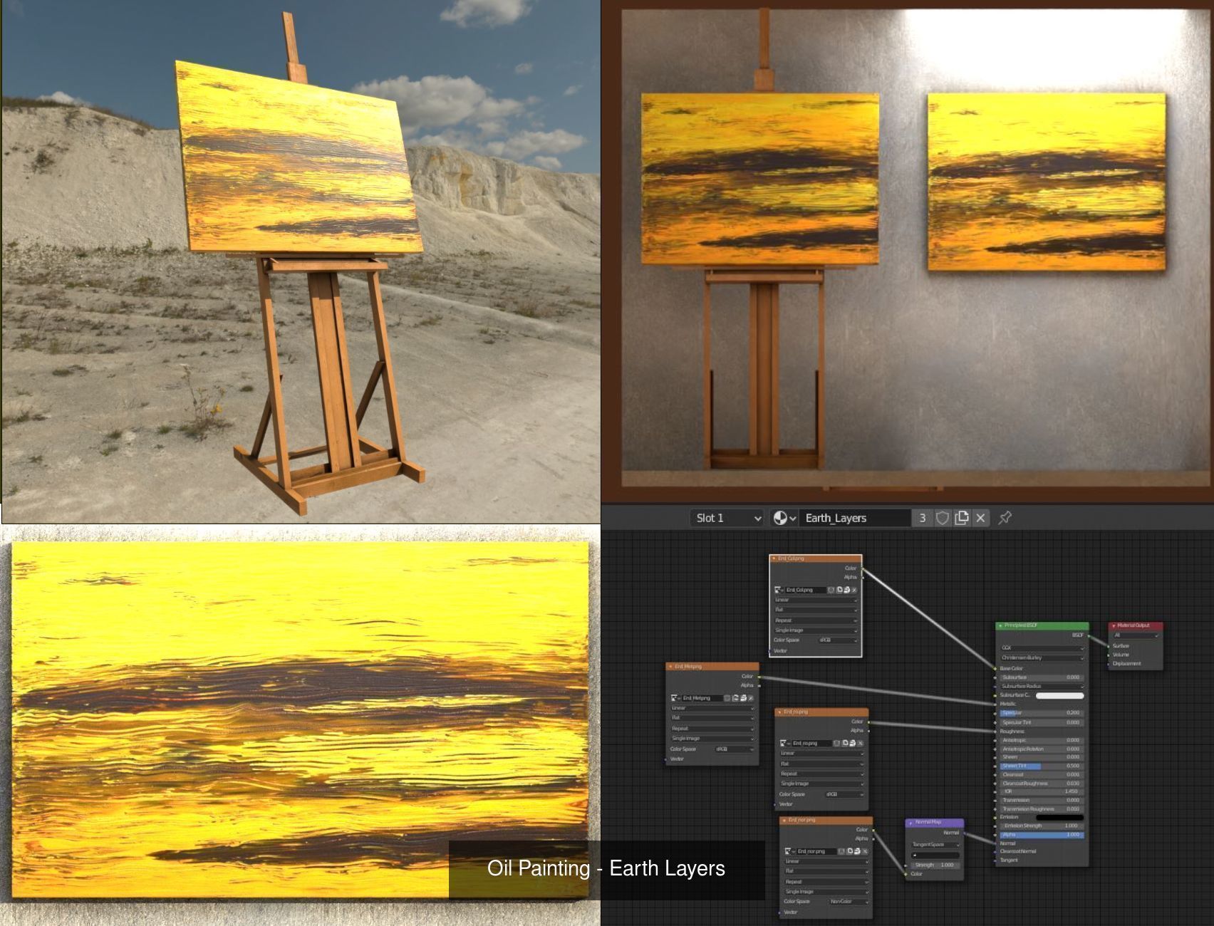 All Oil Paintings 3D Model Collection_14