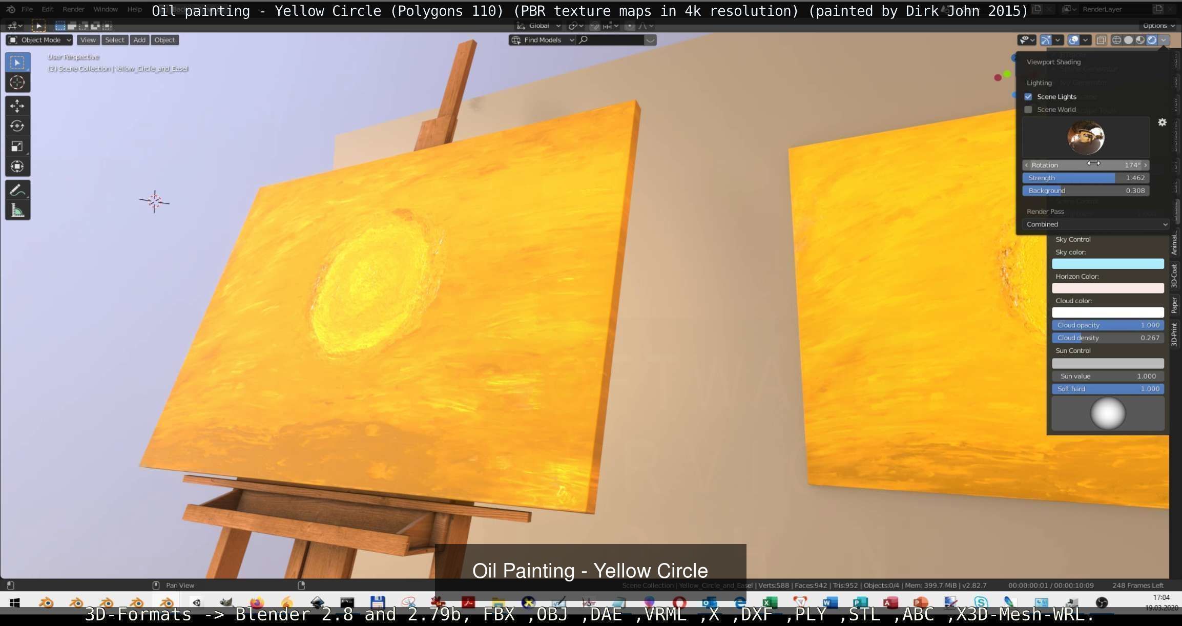 All Oil Paintings 3D Model Collection_33