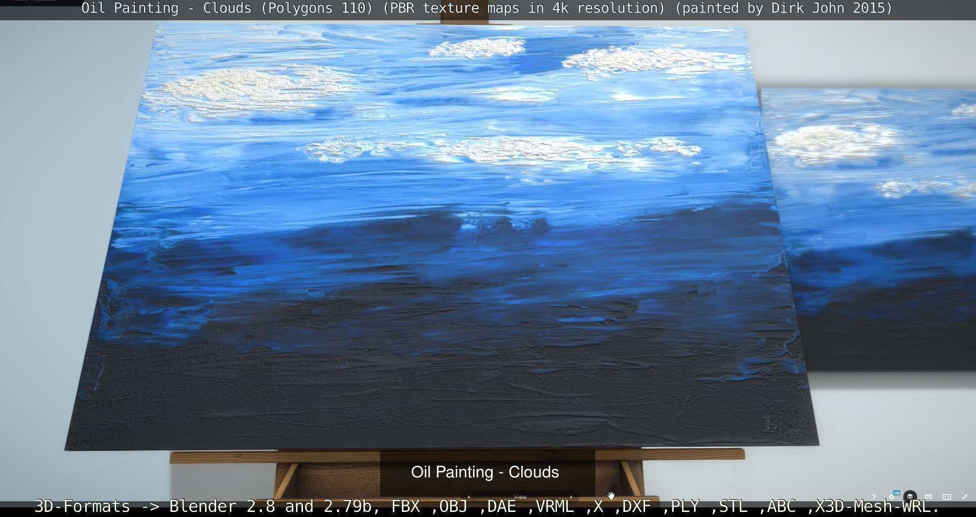 All Oil Paintings 3D Model Collection_34