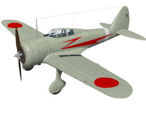Nakajima Ki27 Nate Otsu 3D model | CGTrader