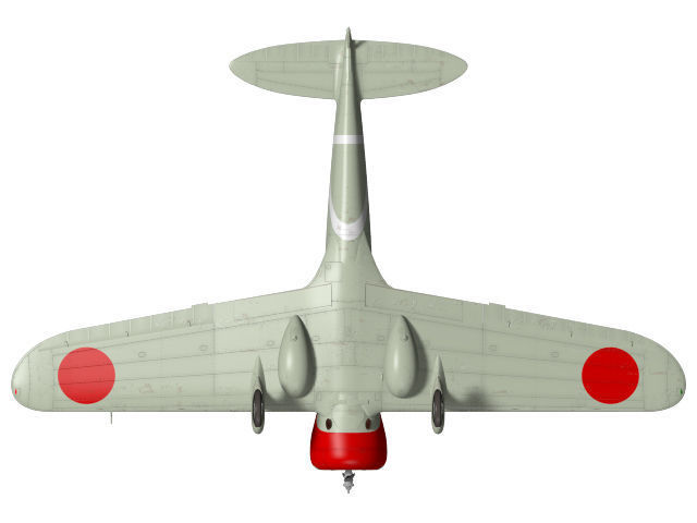 Nakajima Ki27 Nate Otsu 3D model_12