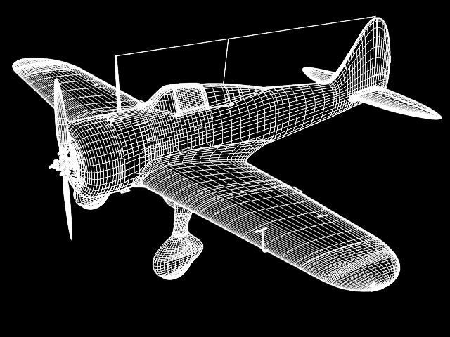 Nakajima Ki27 Nate Otsu 3D model_13