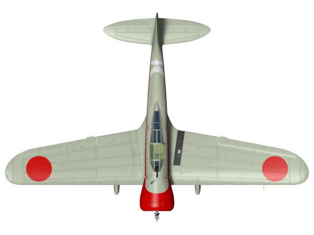 Nakajima Ki27 Nate Otsu 3D model_11