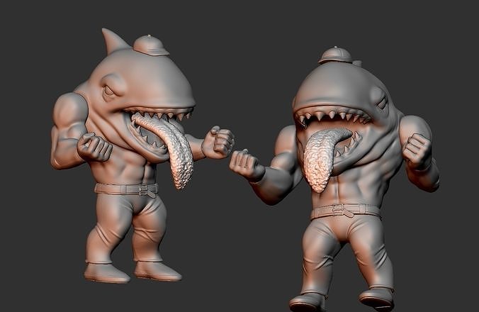 Moby Lick  street sharks 3D print model