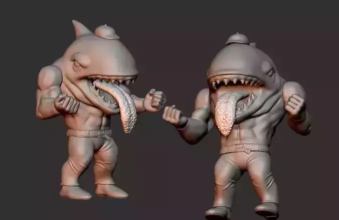 Moby Lick  street sharks 3D print model