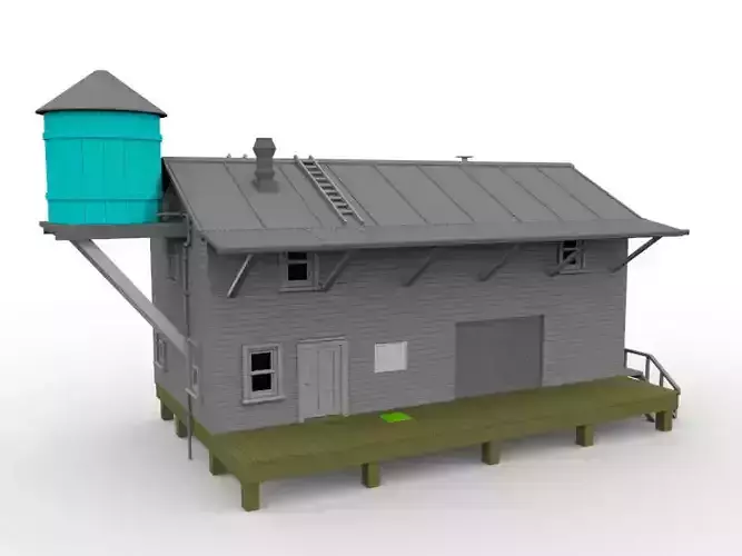 warehouse model 1 87 scale railway diorama HO scale  3d print 3D print model warehouse model 1 87 scale railway diorama HO scale  3d print 3D print model