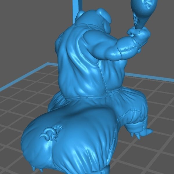 Pig-Man - Pig-Centaur - Pig-Butcher Free 3D print model_2
