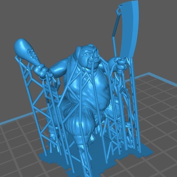 Pig-Man - Pig-Centaur - Pig-Butcher Free 3D print model_4
