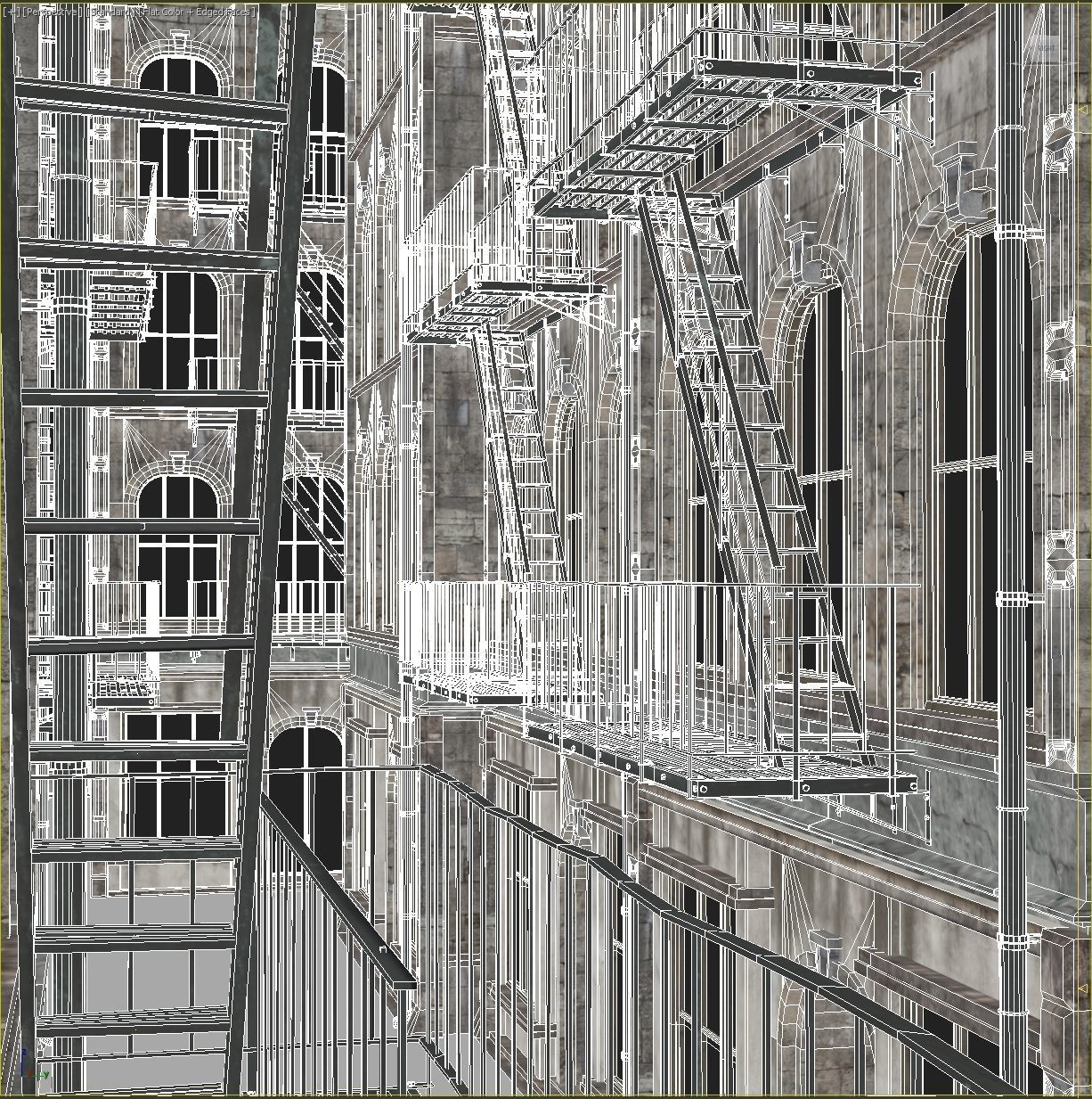 1800s building A 3D model_7