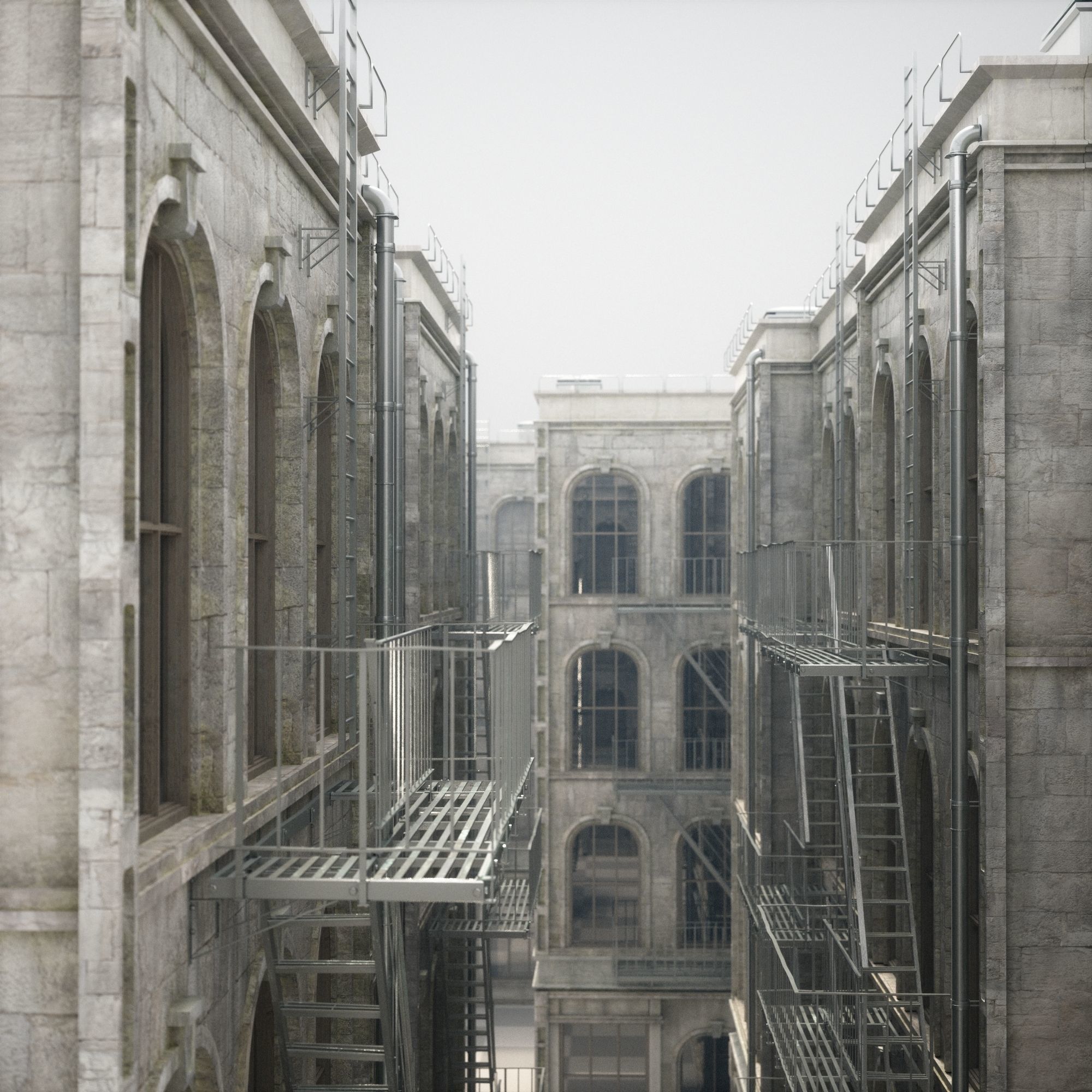 1800s building A 3D model_8