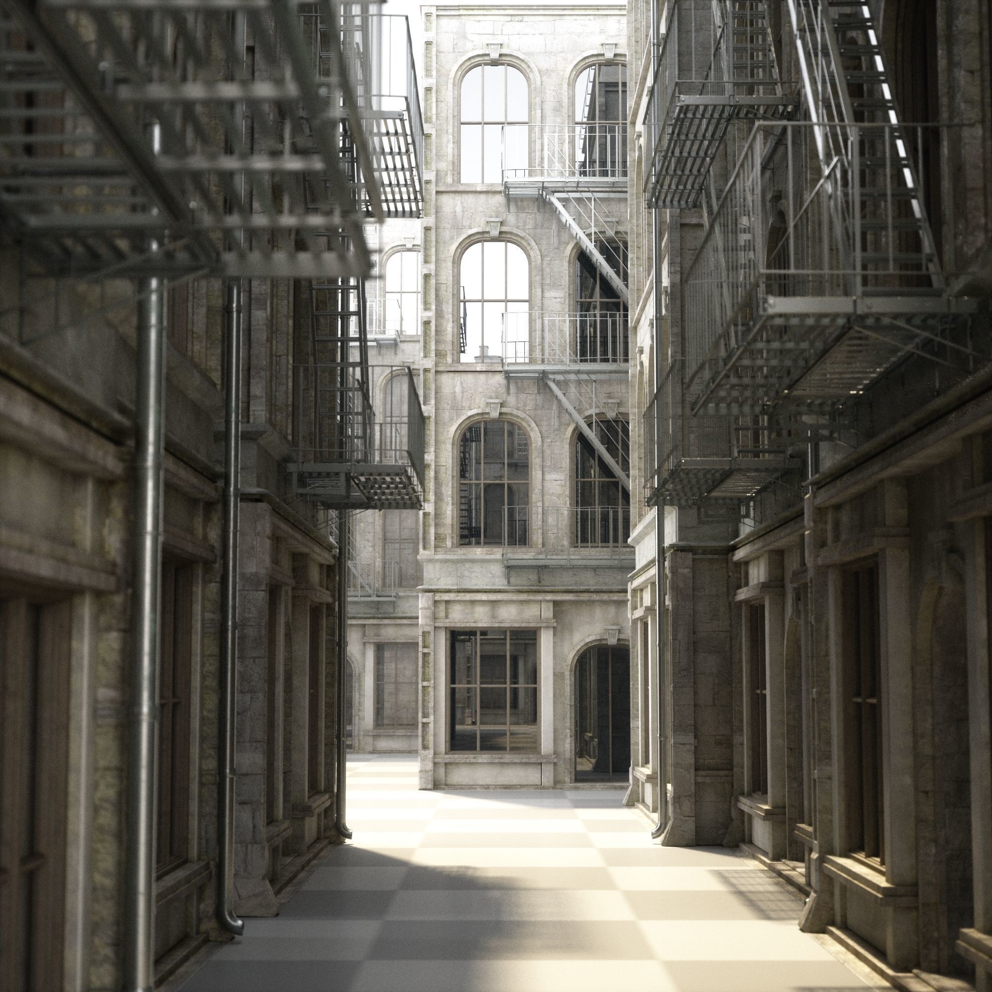 1800s building A 3D model_1