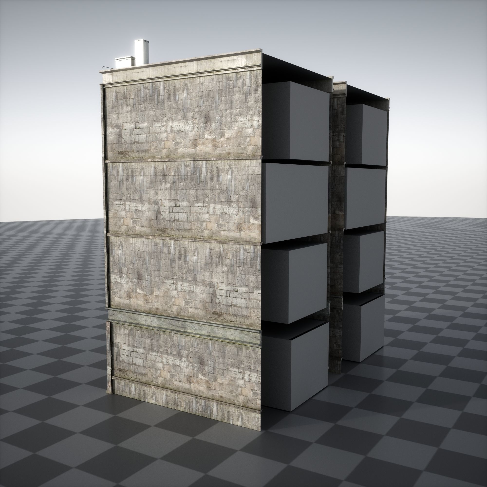 1800s building A 3D model_11