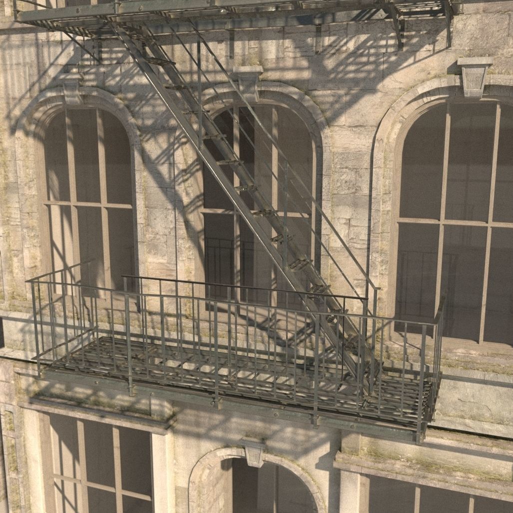 1800s building A 3D model_6