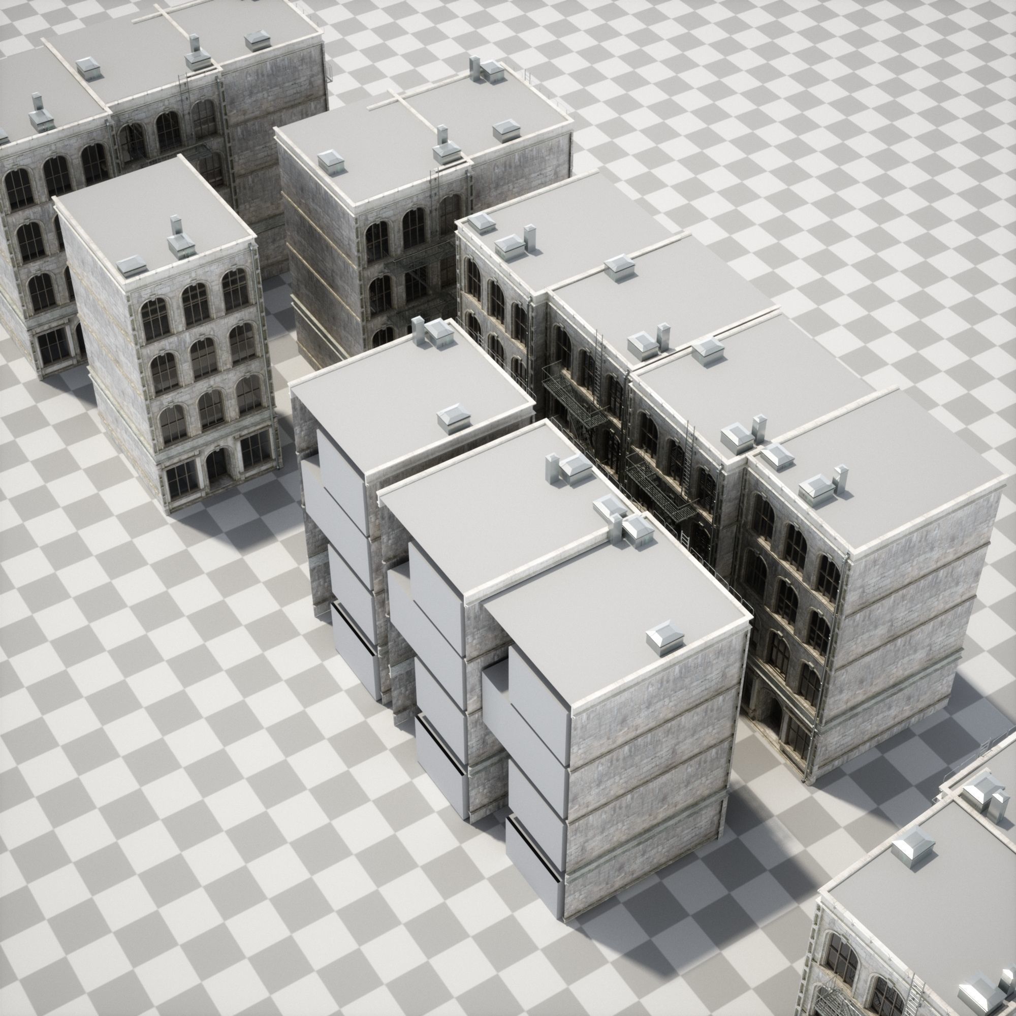 1800s building A 3D model_10
