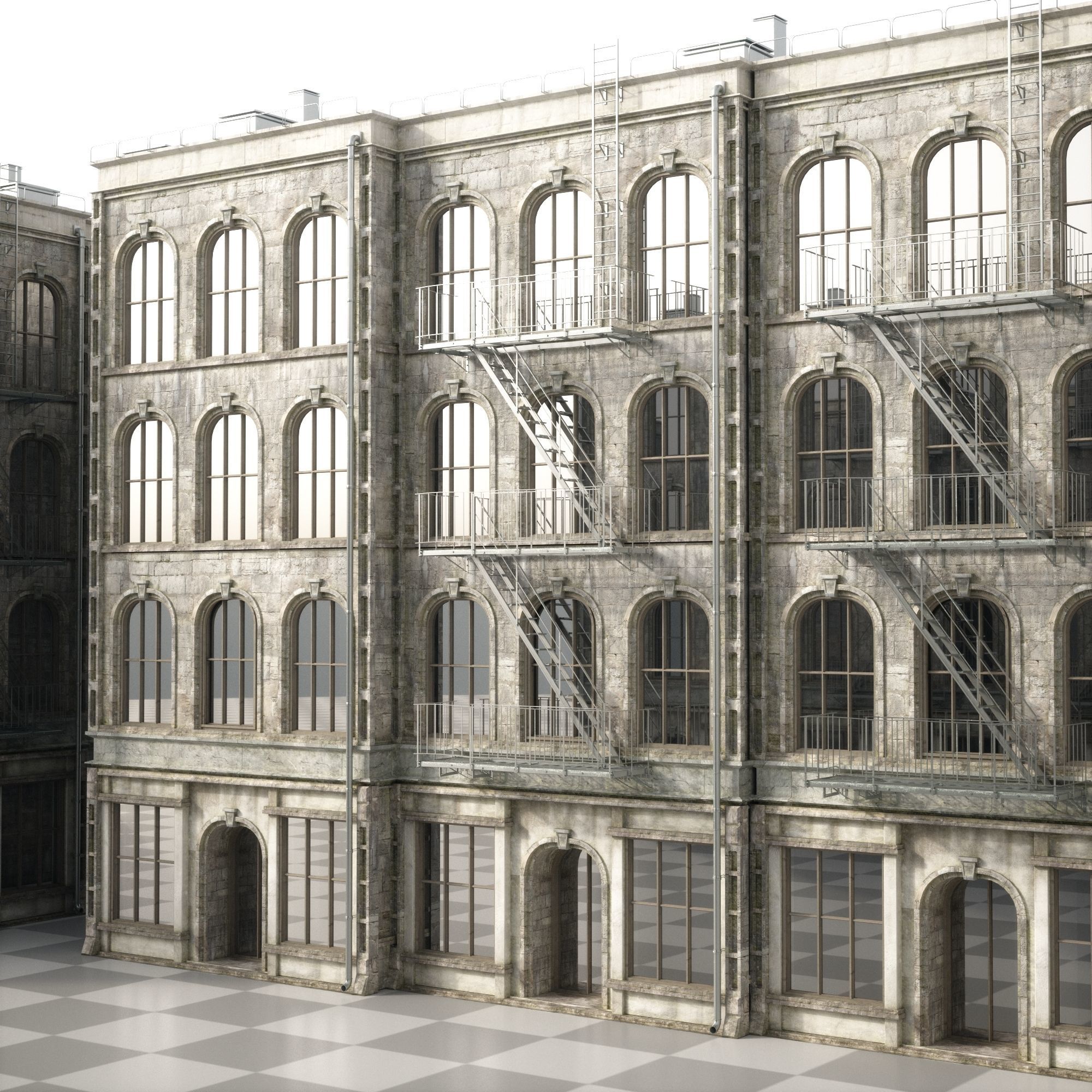 1800s building A 3D model_3