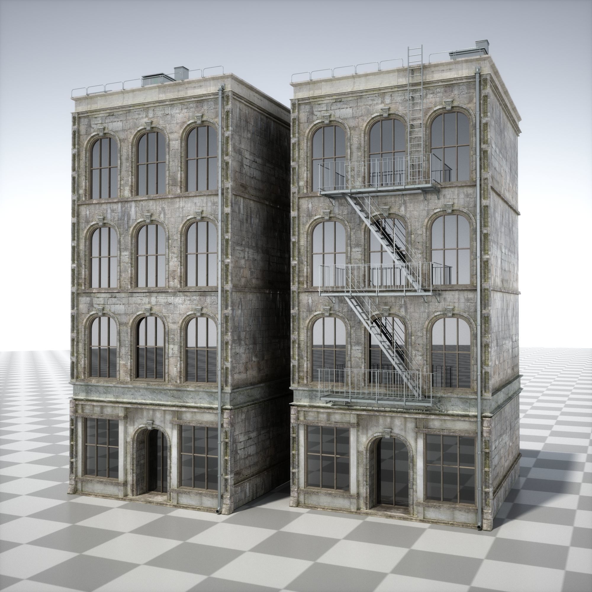 1800s building A 3D model_9